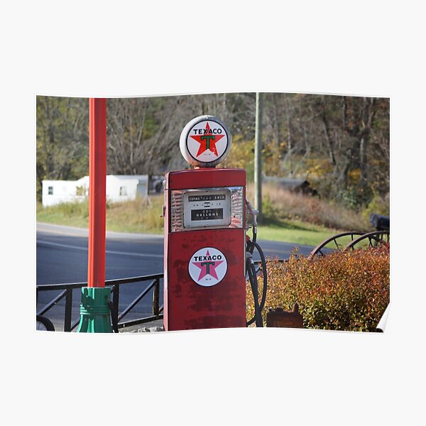 CONOCO GAS SERVICE STATION PUMPS SCENE WALL MURAL SIGN BANNER ART VARIOUS SIZES