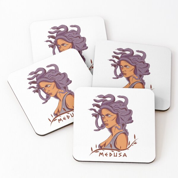 Item preview, Colored Line Art of Goddess Medusa designed and sold by mariehelene99.