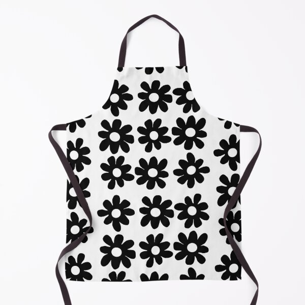 Item preview, Black flowers  white background  designed and sold by DemonicGloom.