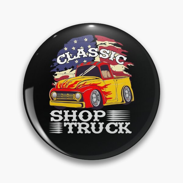 Item preview, Classic Pickup Truck Customized Vintage Shop Truck Street Rod Flag designed and sold by CharJens.