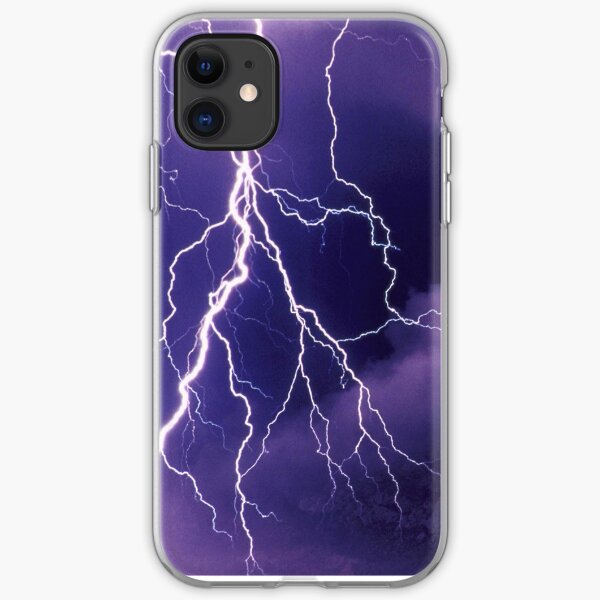 Storm Clouds and Lightning iPhone Soft Case