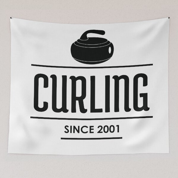 Item preview, Curling Club 2.0 Black designed and sold by patsyrosedesign.