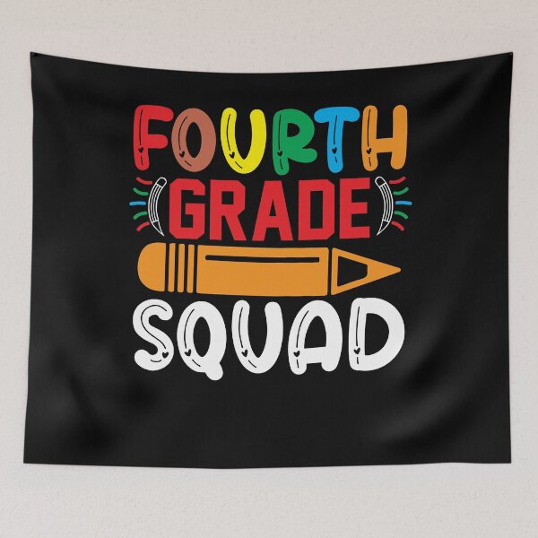Item preview, Fourth Grade Squad Teacher Shirt 4th Graders designed and sold by tjred01.