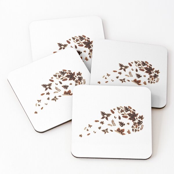 Item preview, Autumn Leaves And Butterflies (black) designed and sold by ccjjxy.