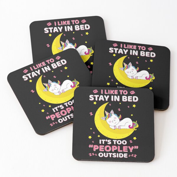 Item preview, I like to stay in bed It's too peopley outside designed and sold by Best-Designers.