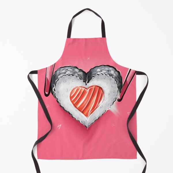 Item preview, Sushi love heart digital painting designed and sold by xeniaskazka.