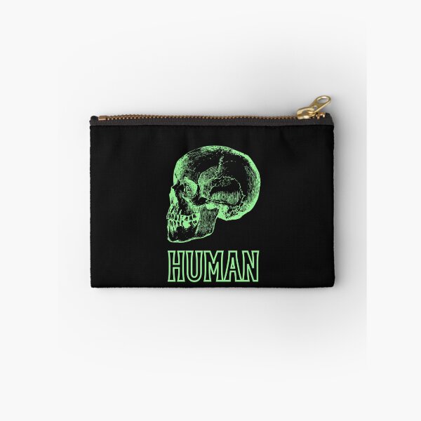 Item preview, Simply Human, I am Human Self-Awareness Mindfulness Design With Mint Skull  designed and sold by LGbubble.