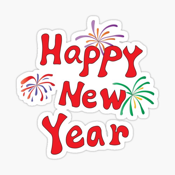 HAPPY NEW YEAR Sticker