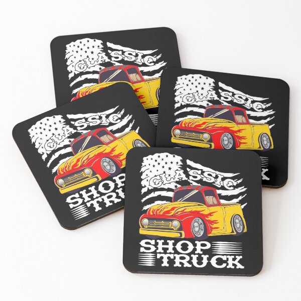 Item preview, Classic Pickup Truck Customized Vintage Shop Truck Street Rod Flag designed and sold by CharJens.