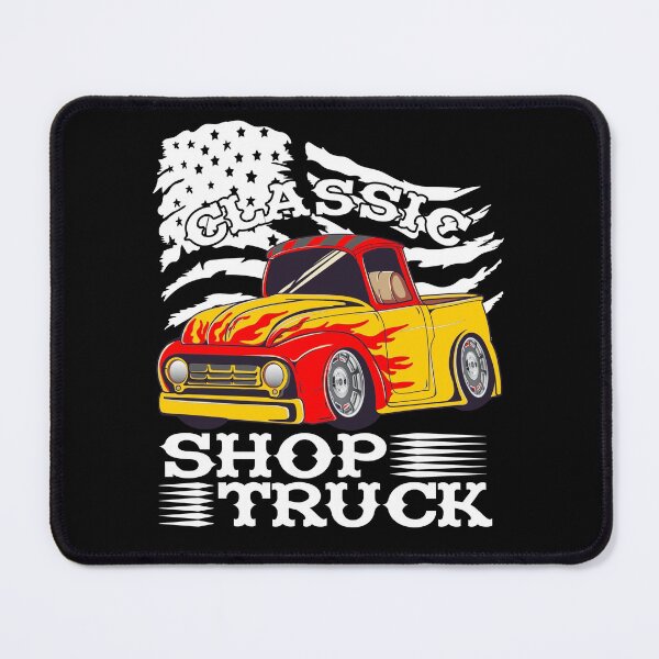 Item preview, Classic Pickup Truck Customized Vintage Shop Truck Street Rod Flag designed and sold by CharJens.