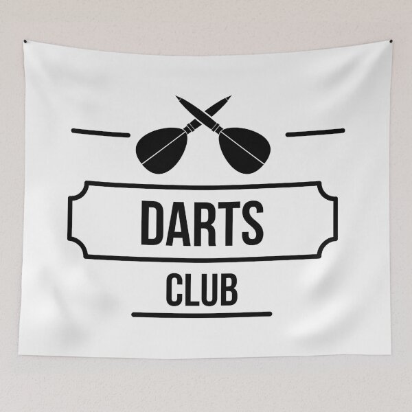 Item preview, Darts Club 2.0 Black Logo designed and sold by patsyrosedesign.
