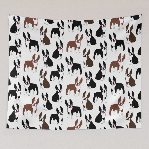 Item preview, Boston Terriers designed and sold by AntiqueImages.