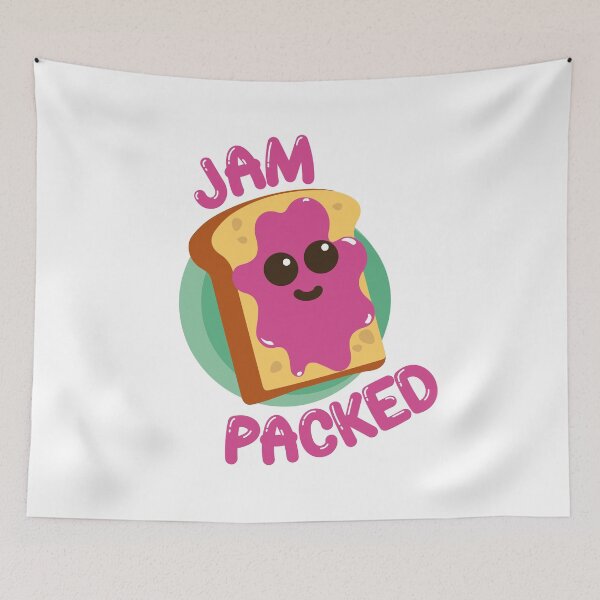 Item preview, Jam Packed | Sandwich Food Puns | Funny Gift Ideas designed and sold by Fluffy-Vectors.