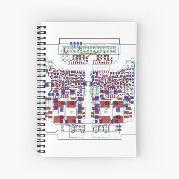 Circuit Board Notebook Blank Spiral Notebook Engineer Programmer Cyberpunk  Computer School Supplies Compsci Computer Science 