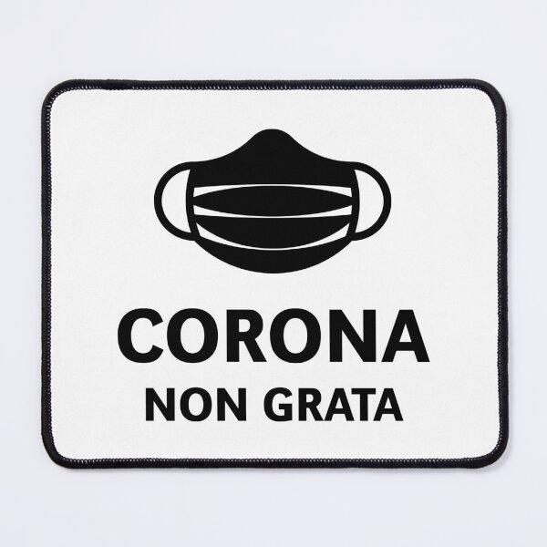 Item preview, Corona Non Grata (Corona Virus / COVID-19 / Black) designed and sold by Roderix.