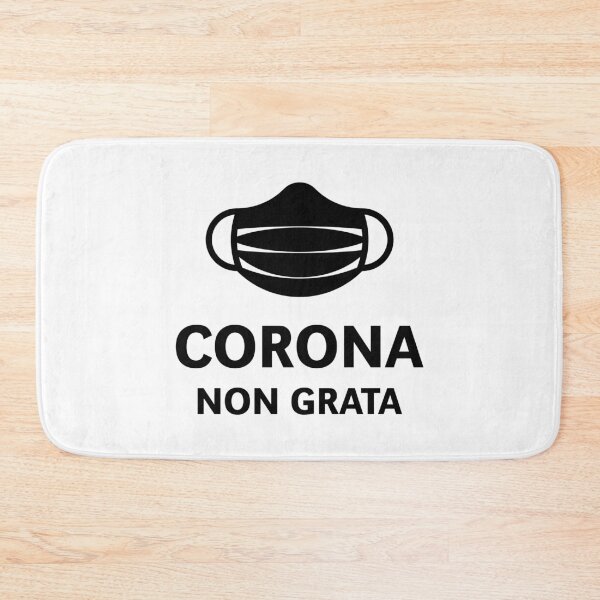 Item preview, Corona Non Grata (Corona Virus / COVID-19 / Black) designed and sold by Roderix.
