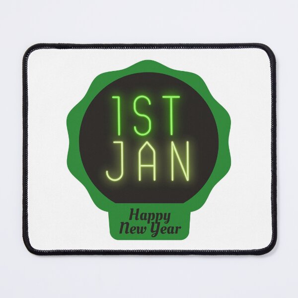 Item preview, Happy New Year 1st Jan designed and sold by kucingmaikan.