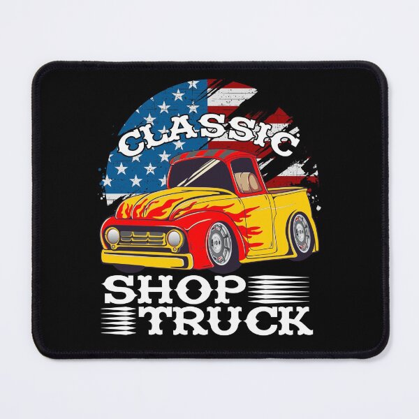 Item preview, Classic Pickup Truck Customized Vintage Shop Truck Street Rod Flag designed and sold by CharJens.