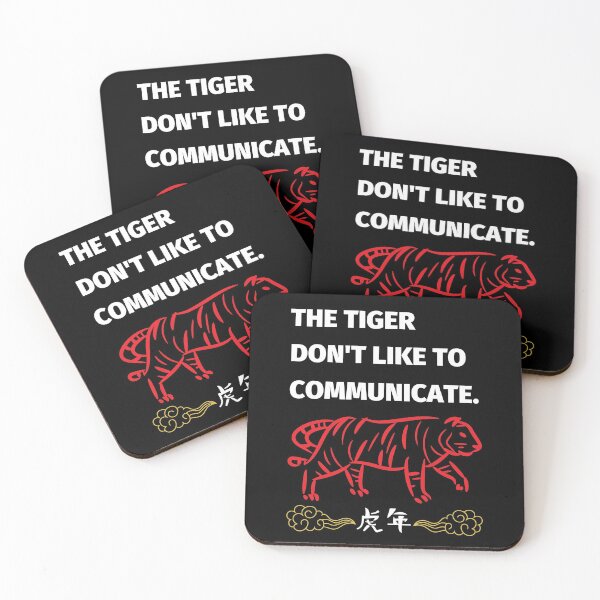 Item preview, Tigers don't like to communicate shirt , Happy Chinese Year Shirt, Water Tiger 2022 SHIRT designed and sold by zoonix.