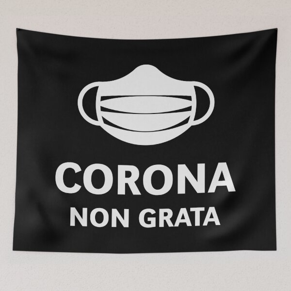Item preview, Corona Non Grata (Corona Virus / COVID-19 / White) designed and sold by Roderix.