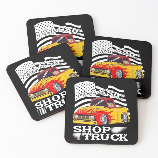 Item preview, Classic Pickup Truck Customized Vintage Shop Truck Street Rod Flag designed and sold by CharJens.