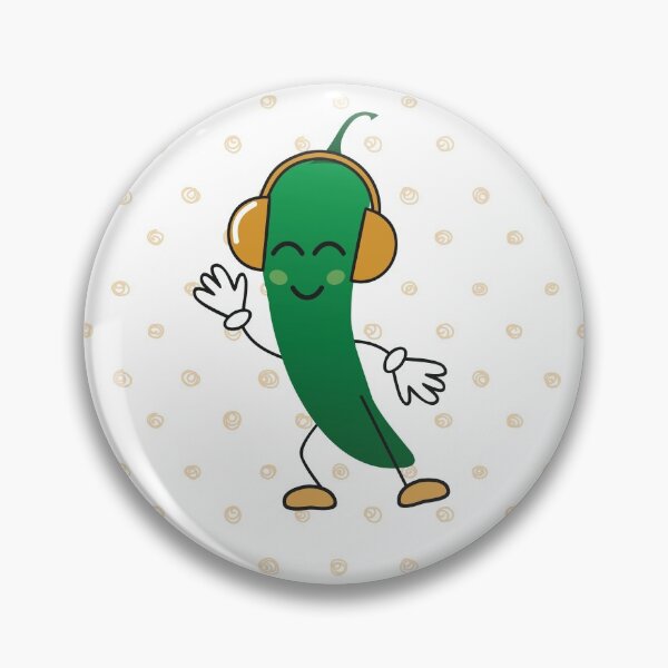 Item preview, Cartoon Green Chile Pattern designed and sold by Susan Says.