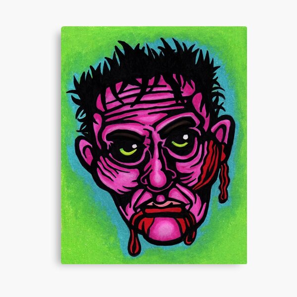 Pink Zombie Canvas Print