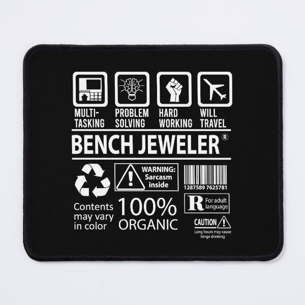 Item preview, Bench Jeweler T Shirt - MultiTasking Certified Job Gift Item Tee designed and sold by oslandefren.