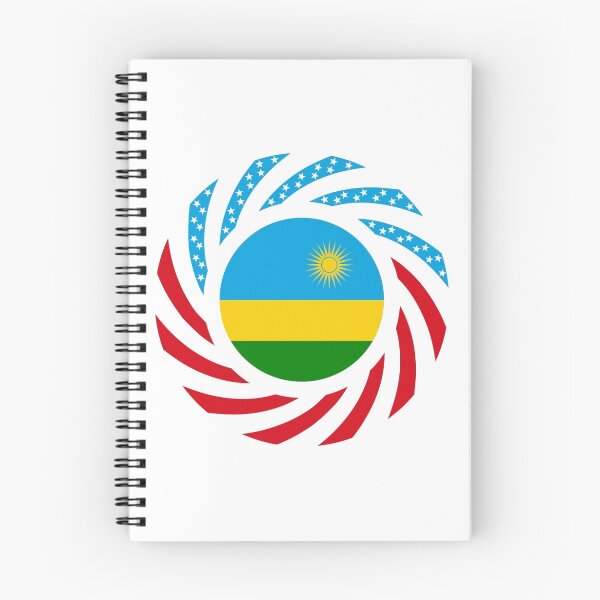 Item preview, Rwandan American Multinational Patriot Flag Series designed and sold by Carbon-Fibre Media.