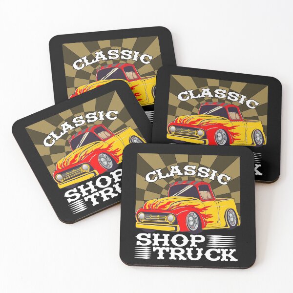 Item preview, Classic Pickup Truck Customized Vintage Shop Truck Street Rod Flag designed and sold by CharJens.