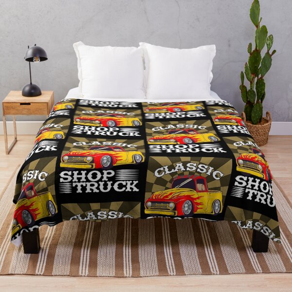 Item preview, Classic Pickup Truck Customized Vintage Shop Truck Street Rod Flag designed and sold by CharJens.