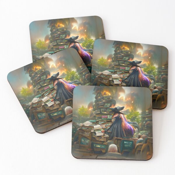 Item preview, Witch of books designed and sold by Blue-Hydrangea.
