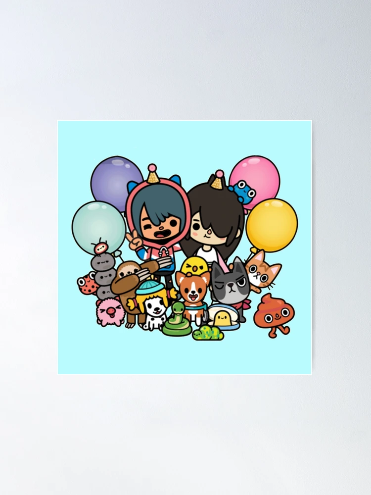 Toca Boca - Toca Boca /TOCA LIFE/ TOCA BOCA WORLD . Characters Poster for  Sale by Mycutedesings-1