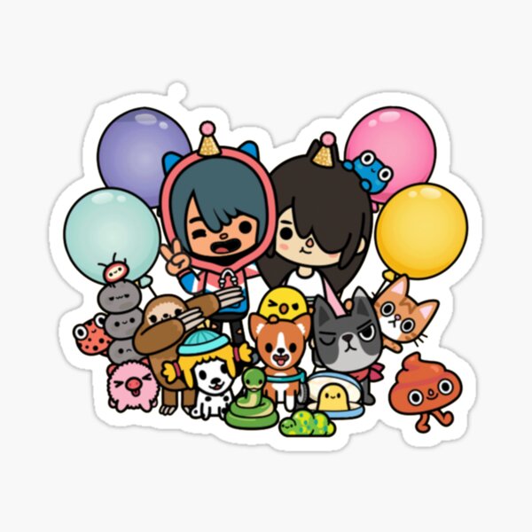 toca boca , toca life characters cute Sticker for Sale by ducany