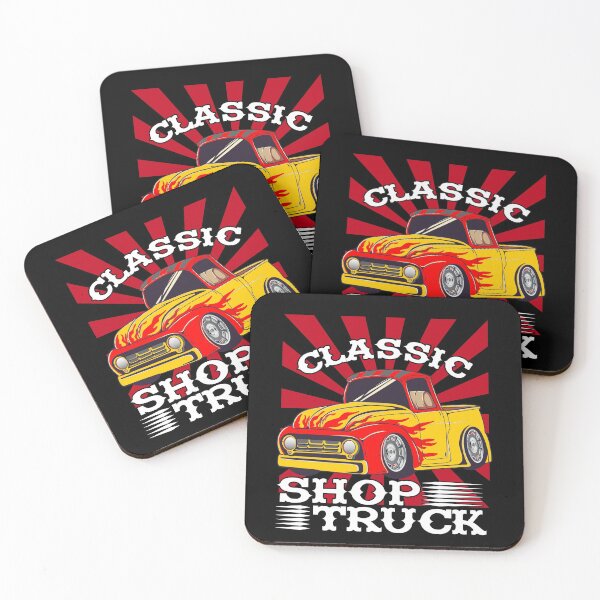 Item preview, Classic Pickup Truck Customized Vintage Shop Truck Street Rod Flag designed and sold by CharJens.
