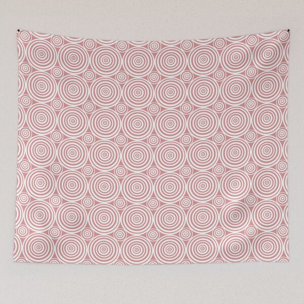 Item preview, Circle swirl pattern -  Salmon designed and sold by PaintInTheNight.