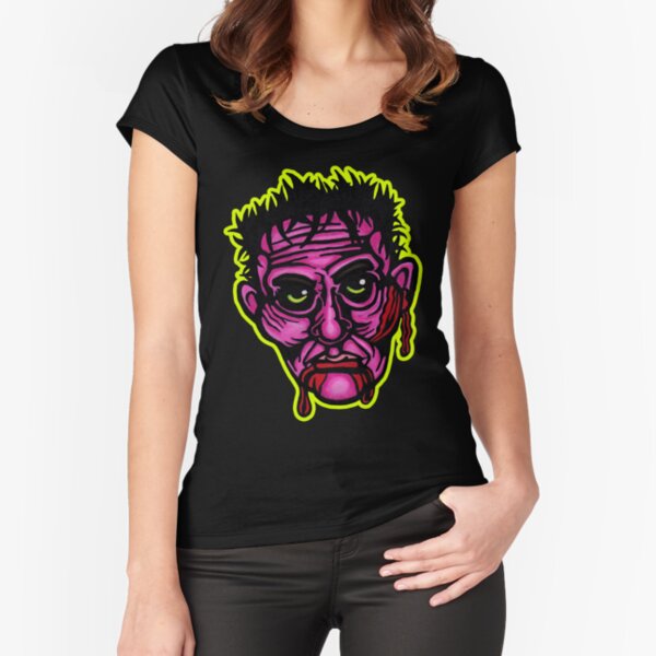 Pink Zombie - Die Cut Version Fitted Scoop T-Shirt