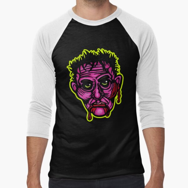 Pink Zombie - Die Cut Version Baseball ¾ Sleeve T-Shirt