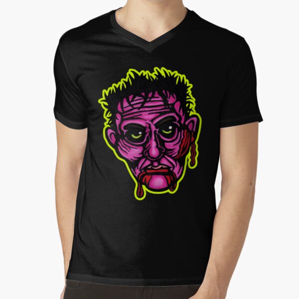 Pink Zombie - Die Cut Version V-Neck T-Shirt