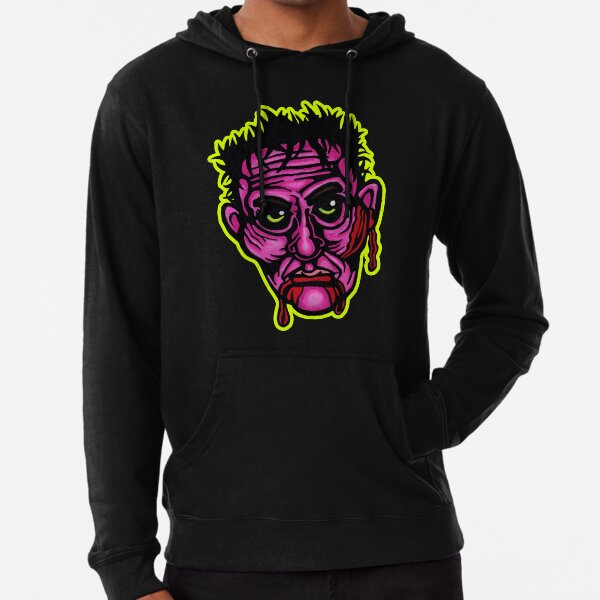 Pink Zombie - Die Cut Version Lightweight Hoodie