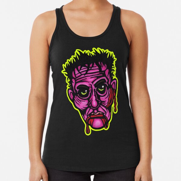 Pink Zombie - Die Cut Version Racerback Tank Top