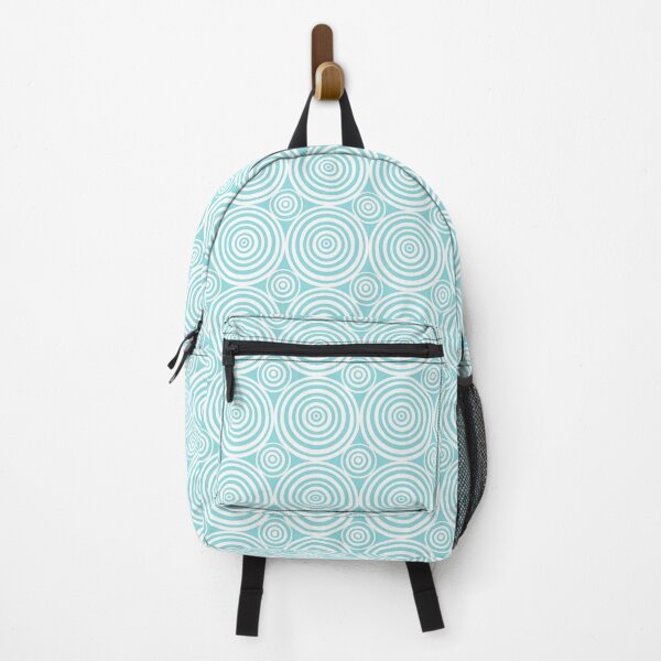 Item preview, Circle swirl pattern - Cyan designed and sold by PaintInTheNight.