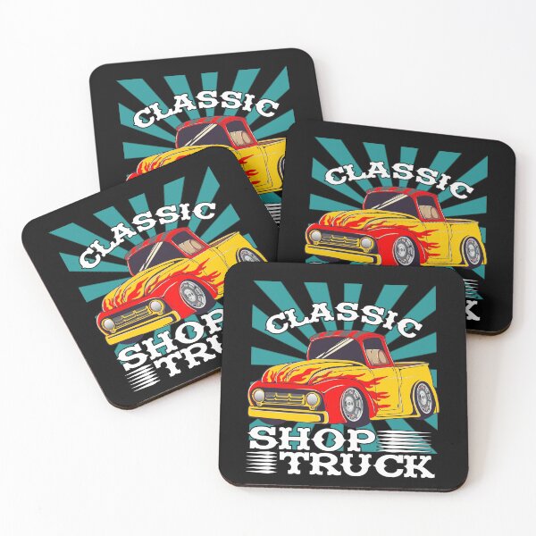 Item preview, Classic Pickup Truck Customized Vintage Shop Truck Street Rod Flag designed and sold by CharJens.