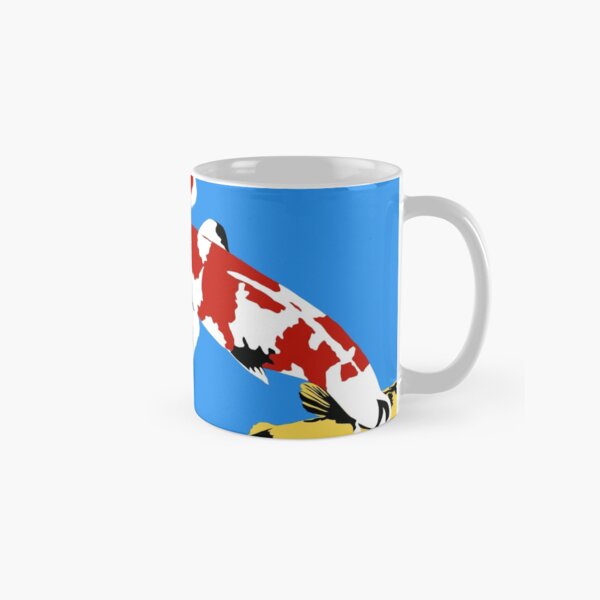 Koi, Cut paper on board, 20 x 15, 2014 Classic Mug