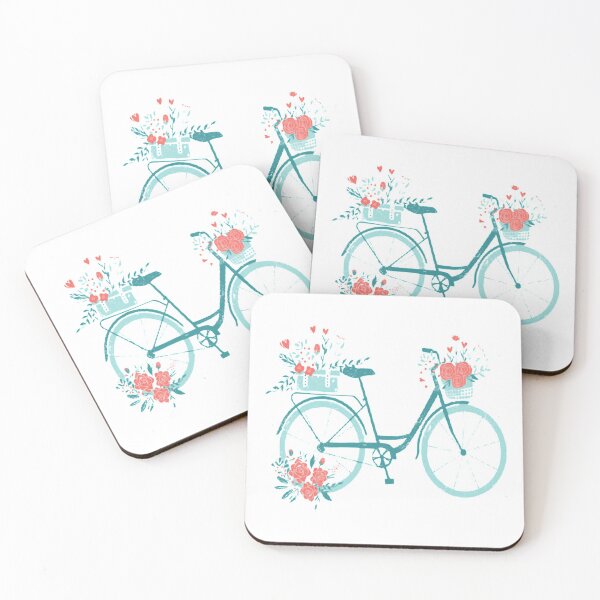 Item preview,   Old Bike Vintage Simple With Flowers  And nice Design For all Products designed and sold by potits-work.
