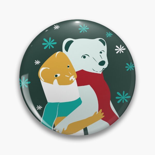 Item preview, Mustelid Christmas  Weasel Hugs teal designed and sold by belettelepink.