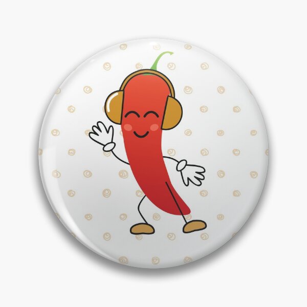 Item preview, Cartoon Red Chile Pattern designed and sold by Susan Says.