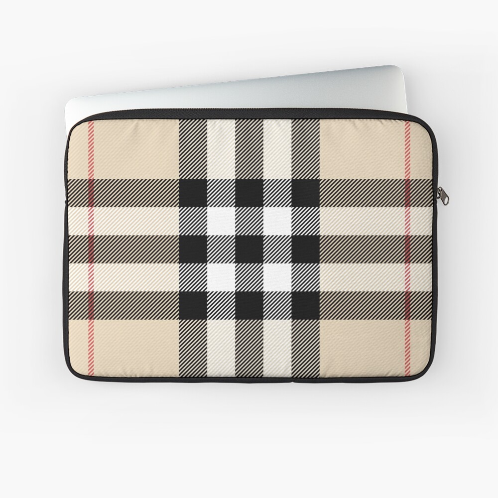 plaid laptop bag