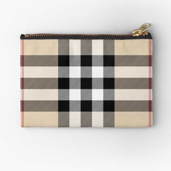 Classic Plaid Zipper Pouch
