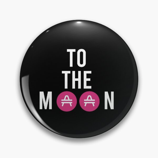 Item preview, AMP crypto logo fan to the moon  designed and sold by youssef9912.